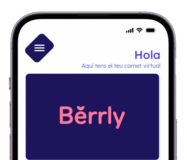 App de Berrly: el teu carnet virtual